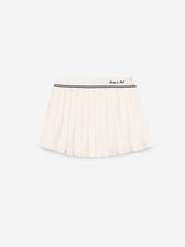 Sporty & Rich Mujer Barcelona Falda Logo Abigail color Marfil sku 750-001777 01 - Foto 1