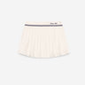 Sporty & Rich Mujer Barcelona Falda Logo Abigail color Marfil sku 750-001777 01 - Foto 1