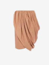 Chloé Mujer Barcelona Falda Drapeada Asimétrica color Melocotón sku 750-001782 01 - Foto 1