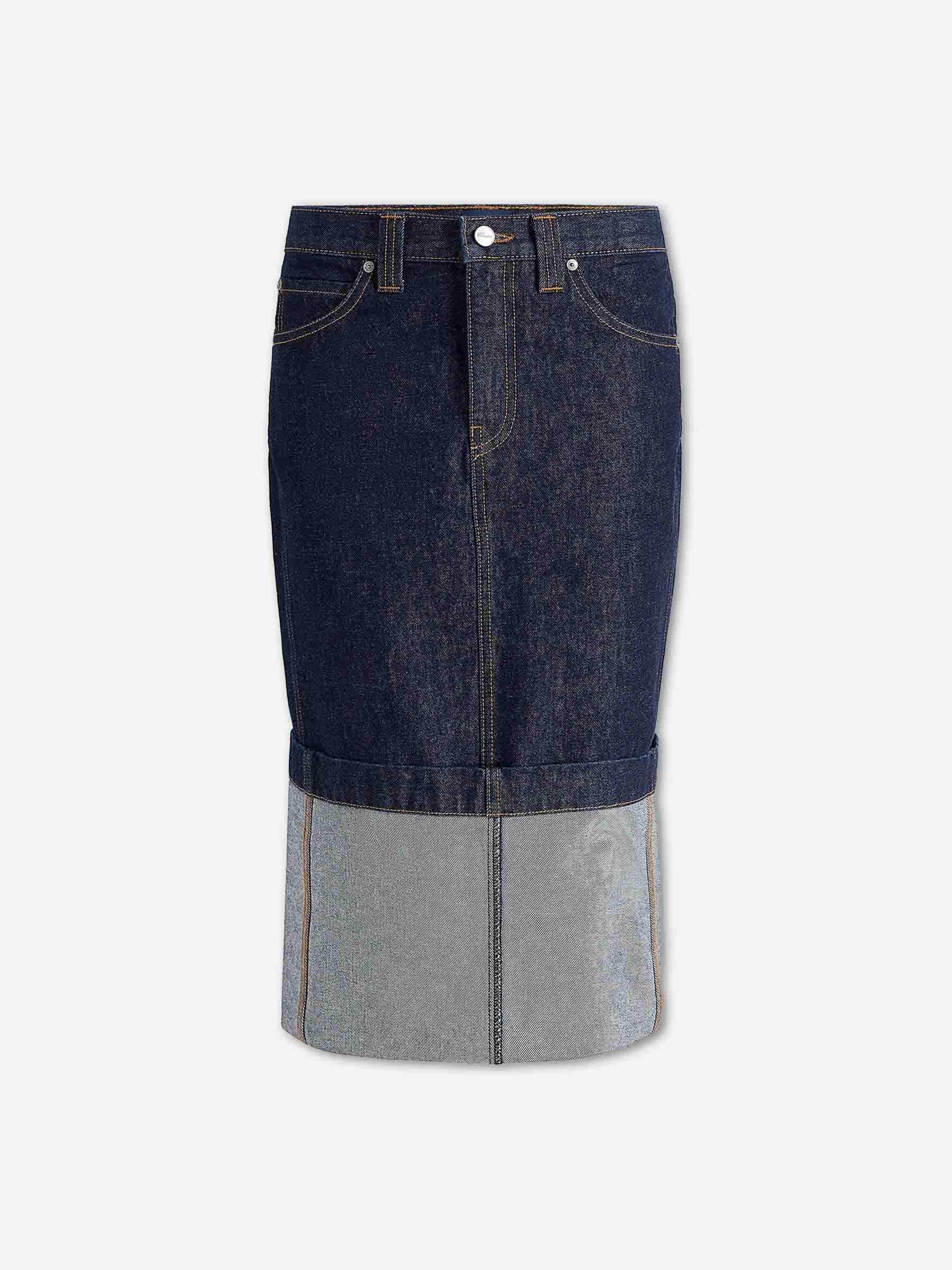 Khaite Mujer Barcelona Falda  Kilian en denim color Multicolor sku 750-001785 01 - Foto 1