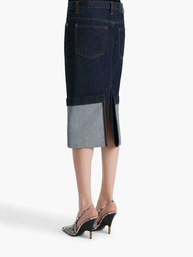 Khaite Mujer Barcelona Falda  Kilian en denim color Multicolor sku 750-001785 01 - Foto 3