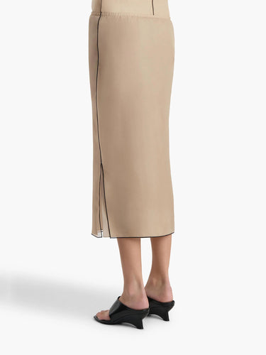 Khaite Mujer Barcelona Falda Midi Syndi color Camel sku 750-001787 01 - Foto 3