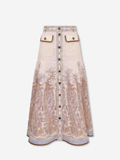 Zimmermann Mujer Barcelona Falda Evasé Alchemy color Multicolor sku 750-001788 01 - Foto 1