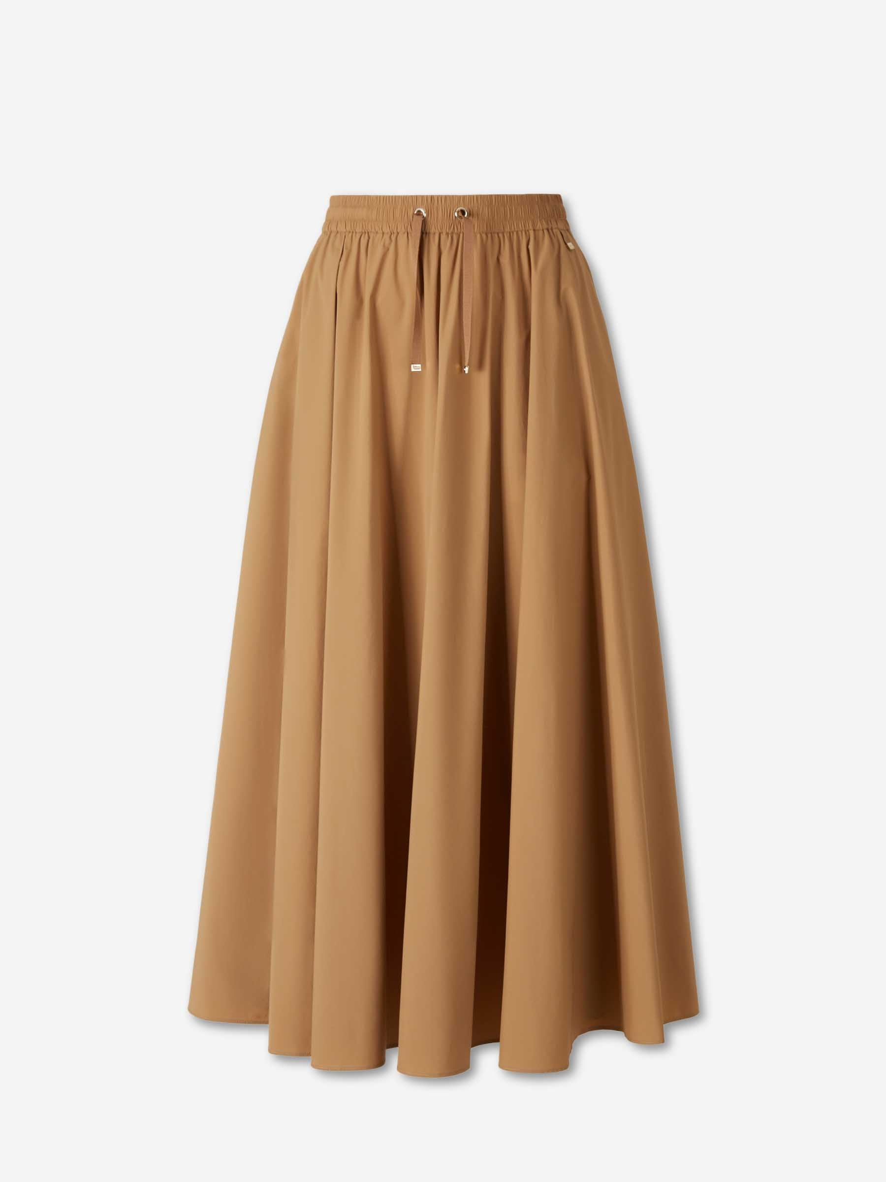 Herno  Barcelona Falda Midi Stretch color Camel sku 750-001790 01 - Foto 1