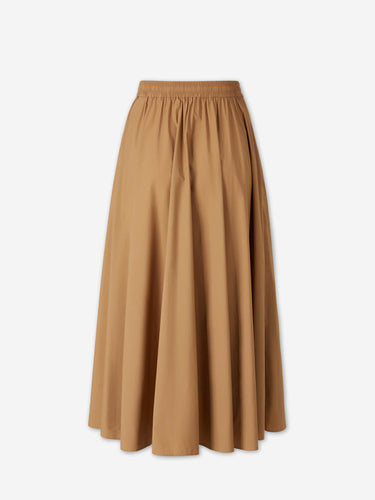Herno  Barcelona Falda Midi Stretch color Camel sku 750-001790 01 - Foto 3