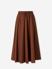 Herno Mujer Barcelona Falda Midi Stretch color Marrón sku 750-001790 03 - Foto 1