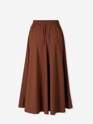 Herno Mujer Barcelona Falda Midi Stretch color Marrón sku 750-001790 03 - Foto 2