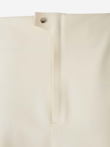 Herno Mujer Barcelona Falda Midi Técnica color Crema sku 750-001791 01 - Foto 4