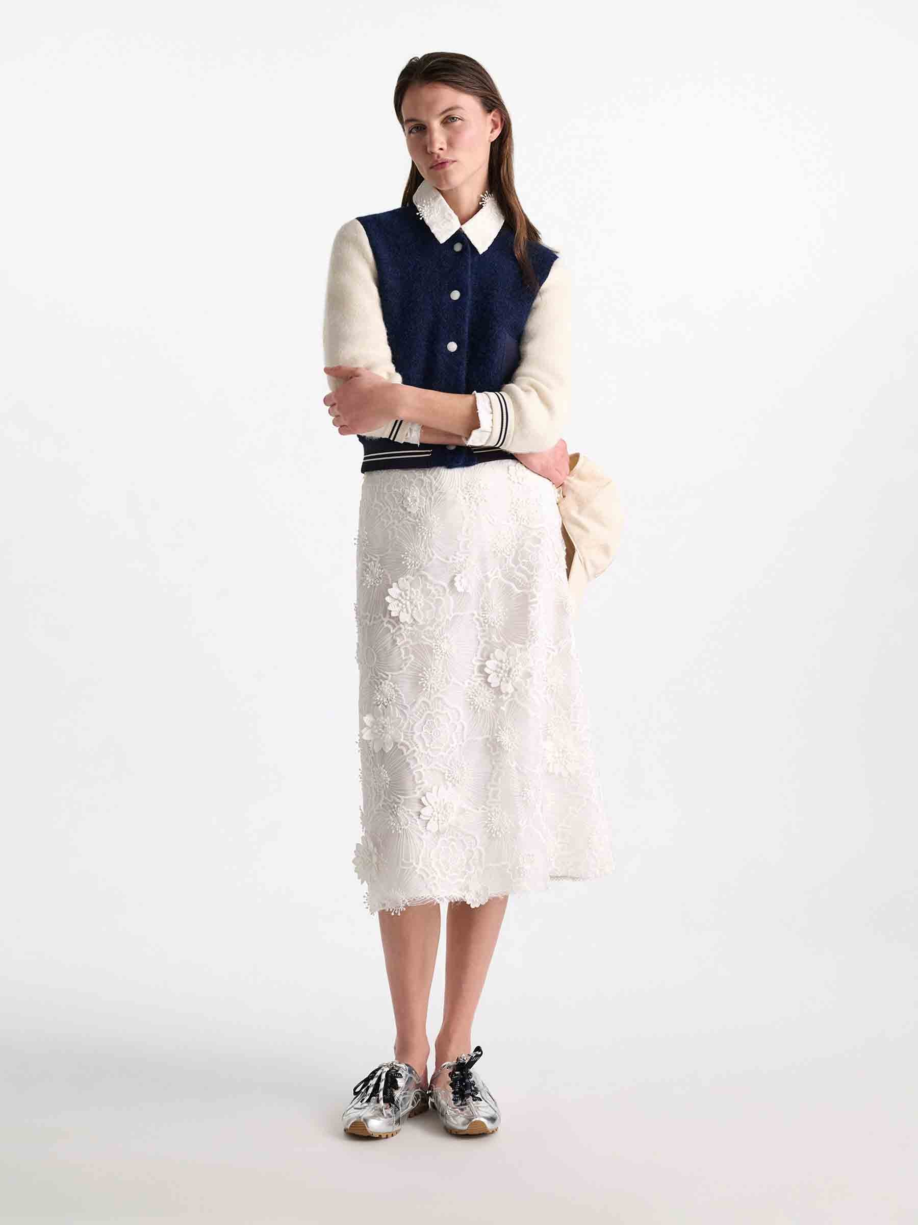 Dorothee Schumacher Mujer Barcelona Falda Midi Bordada color Blanco sku 750-001795 01 - Foto 2