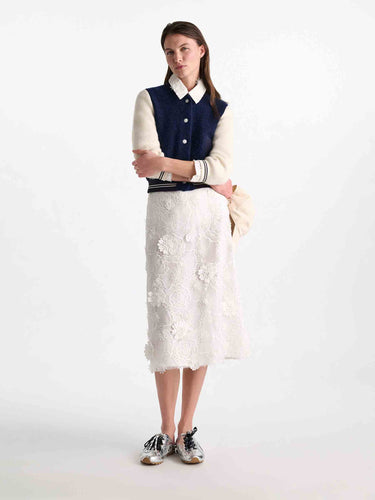 Dorothee Schumacher Mujer Barcelona Falda Midi Bordada color Blanco sku 750-001795 01 - Foto 2