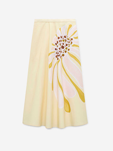 Dorothee Schumacher Mujer Barcelona Falda Midi Fluida color Amarillo sku 750-001796 01 - Foto 1