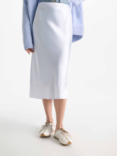 Dorothee Schumacher Mujer Barcelona Falda Midi Seda color Azul Celeste sku 750-001798 01 - Foto 3