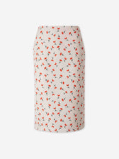 Jil Sander Mujer Barcelona Falda Midi Estampada color Rosa Palo sku 750-001807 01 - Foto 1
