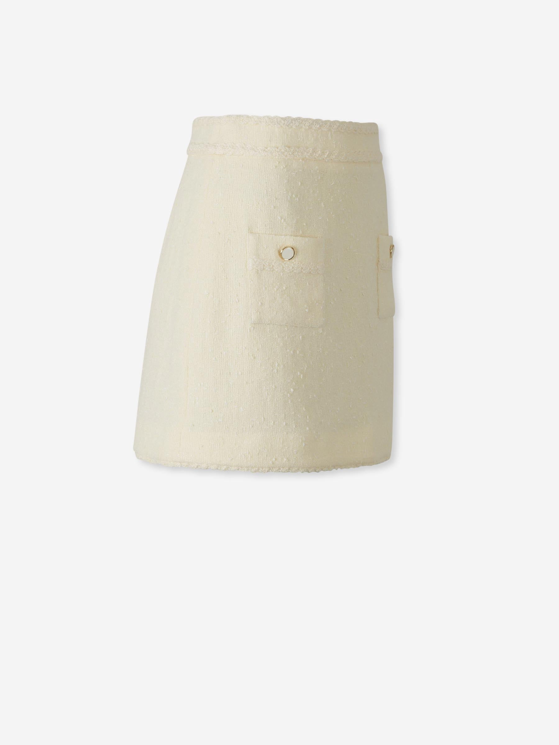Simkhai Mujer Barcelona Falda Mini Leighton color Marfil sku 750-001810 01 - Foto 2