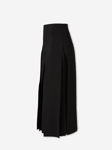 Alaïa Mujer Barcelona Falda Midi Punto color Negro sku 750-001812 01 - Foto 2