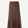 Herno Mujer Barcelona Falda Midi Raso color Marrón Oscuro sku 750-001814 01 - Foto 1