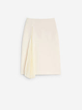 Jil Sander Mujer Barcelona Falda Abertura Plisada color Crema sku 750-001815 01 - Foto 1