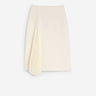 Jil Sander Mujer Barcelona Falda Abertura Plisada color Crema sku 750-001815 01 - Foto 1