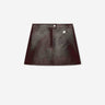Courrèges Mujer Barcelona Falda Reedition Vinyl color Burdeos sku 750-001820 01 - Foto 1