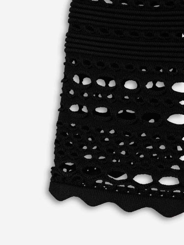 Simkhai Mujer Barcelona Falda Punto Westly color Negro sku 750-001821 01 - Foto 4