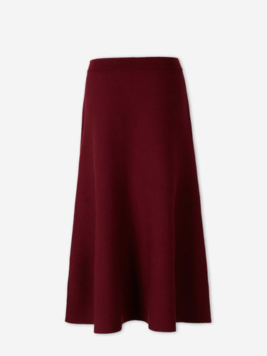 Simkhai Mujer Barcelona Falda Midi Punto color Burdeos sku 750-001822 01 - Foto 2