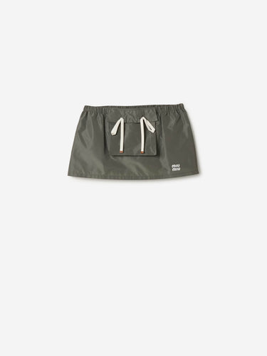 Miu Miu Mujer Barcelona Falda Mini Técnica color Verde Militar sku 750-001824 01 - Foto 1