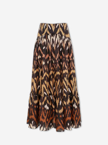 Zimmermann Mujer Barcelona Falda Midi Aster color Multicolor sku 750-001828 01 - Foto 1