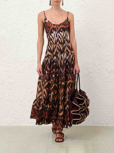 Zimmermann Mujer Barcelona Falda Midi Aster color Multicolor sku 750-001828 01 - Foto 2