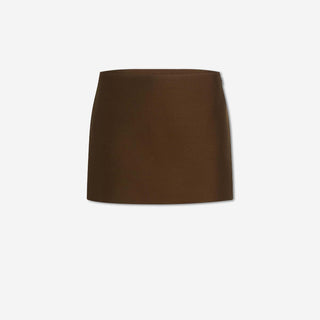 Khaite Mujer Barcelona Falda Mini Jett color Verde Militar sku 750-001830 01 - Foto 1