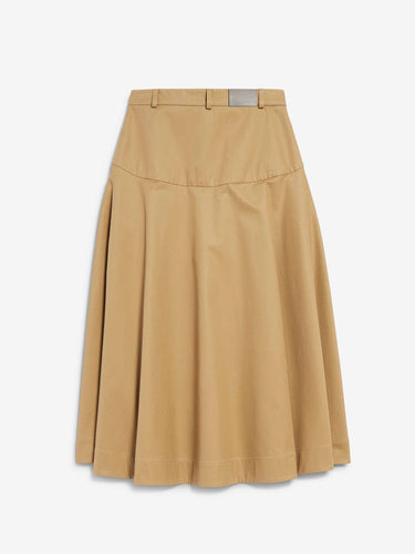 Balenciaga Mujer Barcelona Falda Medium Algodón color Camel sku 750-001832 01 - Foto 2