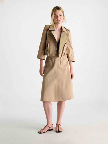Dorothee Schumacher Mujer Barcelona Falda Luxury Layer color Camel sku 750-001836 01 - Foto 2