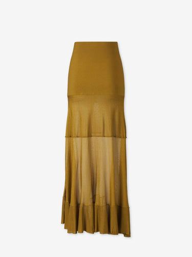 Altuzarra Mujer Barcelona Falda Maxi Gorrell color Verde sku 750-001845 01 - Foto 2