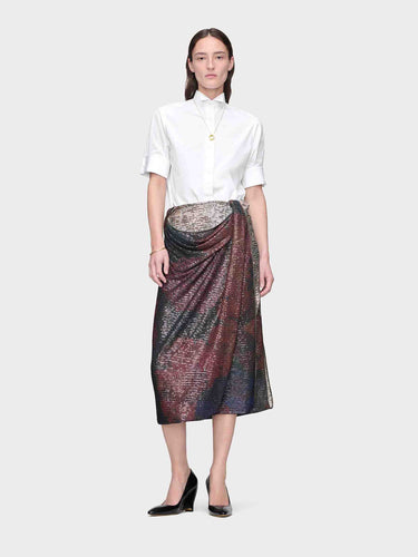 Maison Margiela Mujer Barcelona Falda Drapeada Lentejuelas color Multicolor sku 750-001850 01 - Foto 2