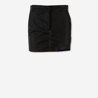 Off-White Mujer Barcelona Falda Mini Meteor color Negro sku 750-001851 01 - Foto 1