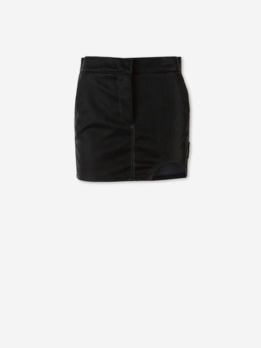 Off-White Mujer Barcelona Falda Mini Meteor color Negro sku 750-001851 01 - Foto 1