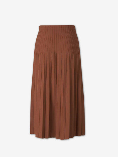 Staud Mujer Barcelona Falda Midi Lena color Naranja Oscuro sku 750-001859 01 - Foto 2