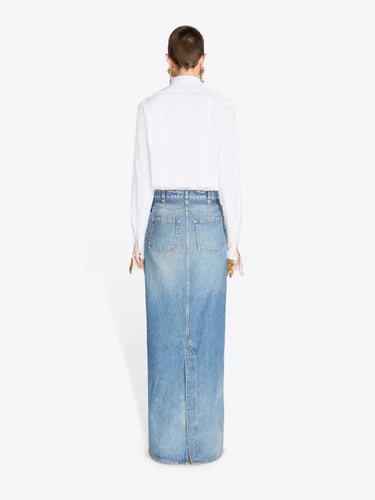 Dries Van Noten Mujer Barcelona Falda Maxi Denim color Azul Denim sku 750-001865 01 - Foto 3