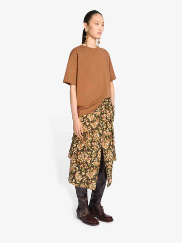 Dries Van Noten Mujer Barcelona Falda Cargo Floral color Marrón sku 750-001866 01 - Foto 4