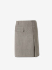 Marni Mujer Barcelona Falda Midi Lana color Gris sku 750-001868 01 - Foto 1