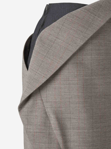Jil Sander Mujer Barcelona Falda Cruzada Cuadros color Gris sku 750-001869 01 - Foto 5