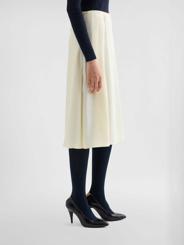 Jil Sander Mujer Barcelona Falda Plisada Envers color Marfil sku 750-001870 01 - Foto 5