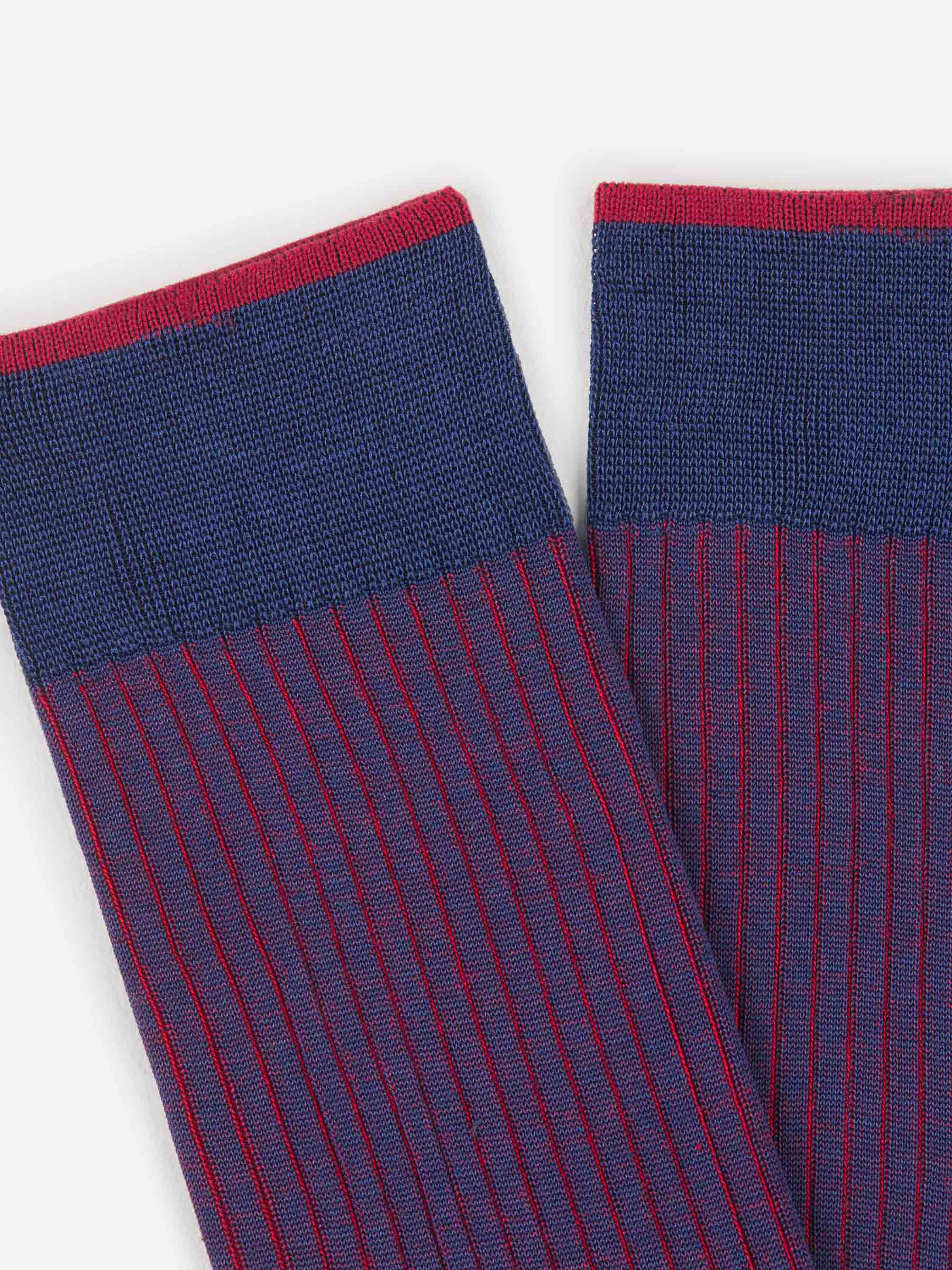 Gallo Hombre Barcelona Calcetines Motivo Rayas color Azul Marino sku 642-000428 01 - Foto 2