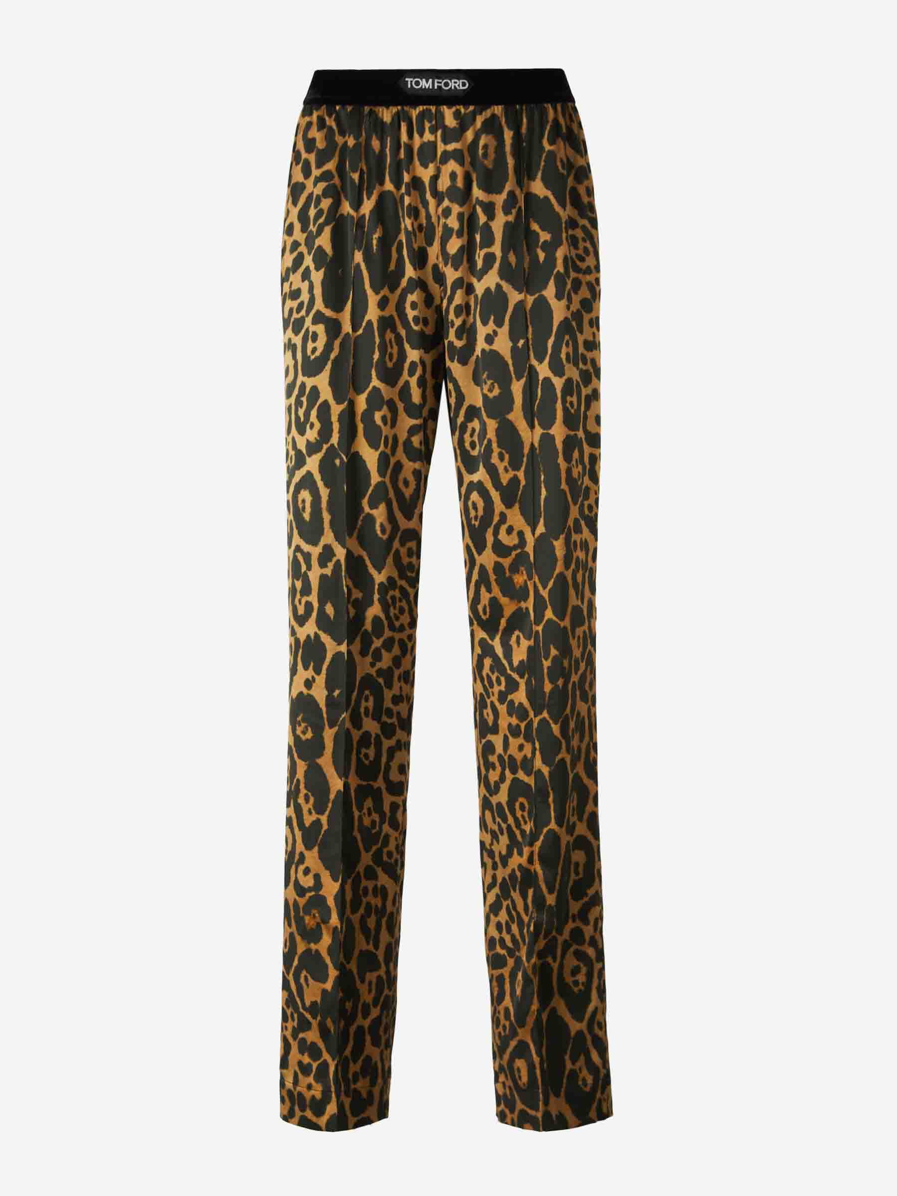 Tom Ford Mujer Barcelona Pantalones Leopardo Seda color Leopardo sku 761-003689 01 - Foto 1