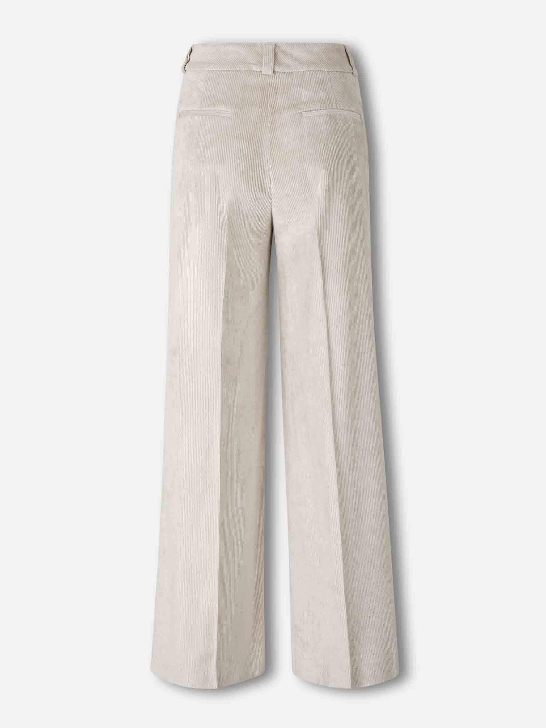 Peserico Mujer Barcelona Pantalones Rectos Pana color Marfil sku 761-003818 01 - Foto 2