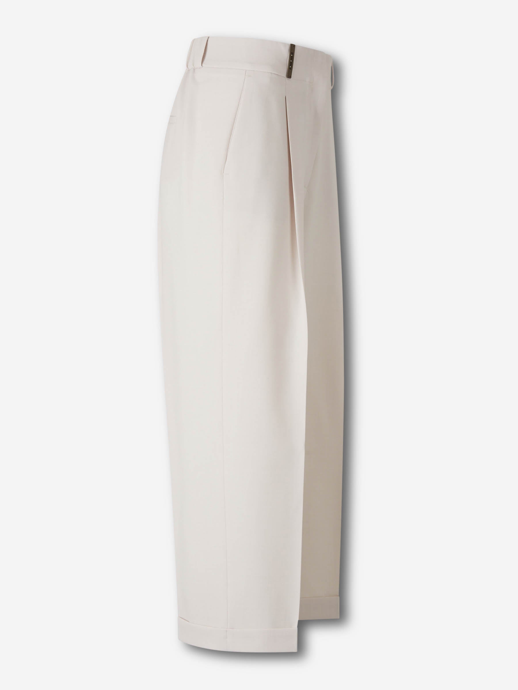 Peserico Mujer Barcelona Pantalones Rectos Lana color Marfil sku 761-003821 01 - Foto 2