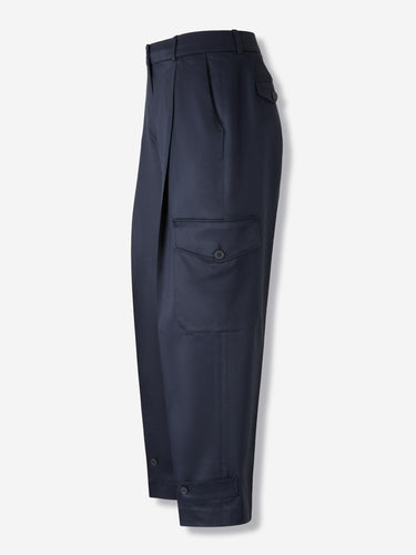 Peserico Mujer Barcelona Pantalones Cargo color Azul Noche sku 761-003823 01 - Foto 2