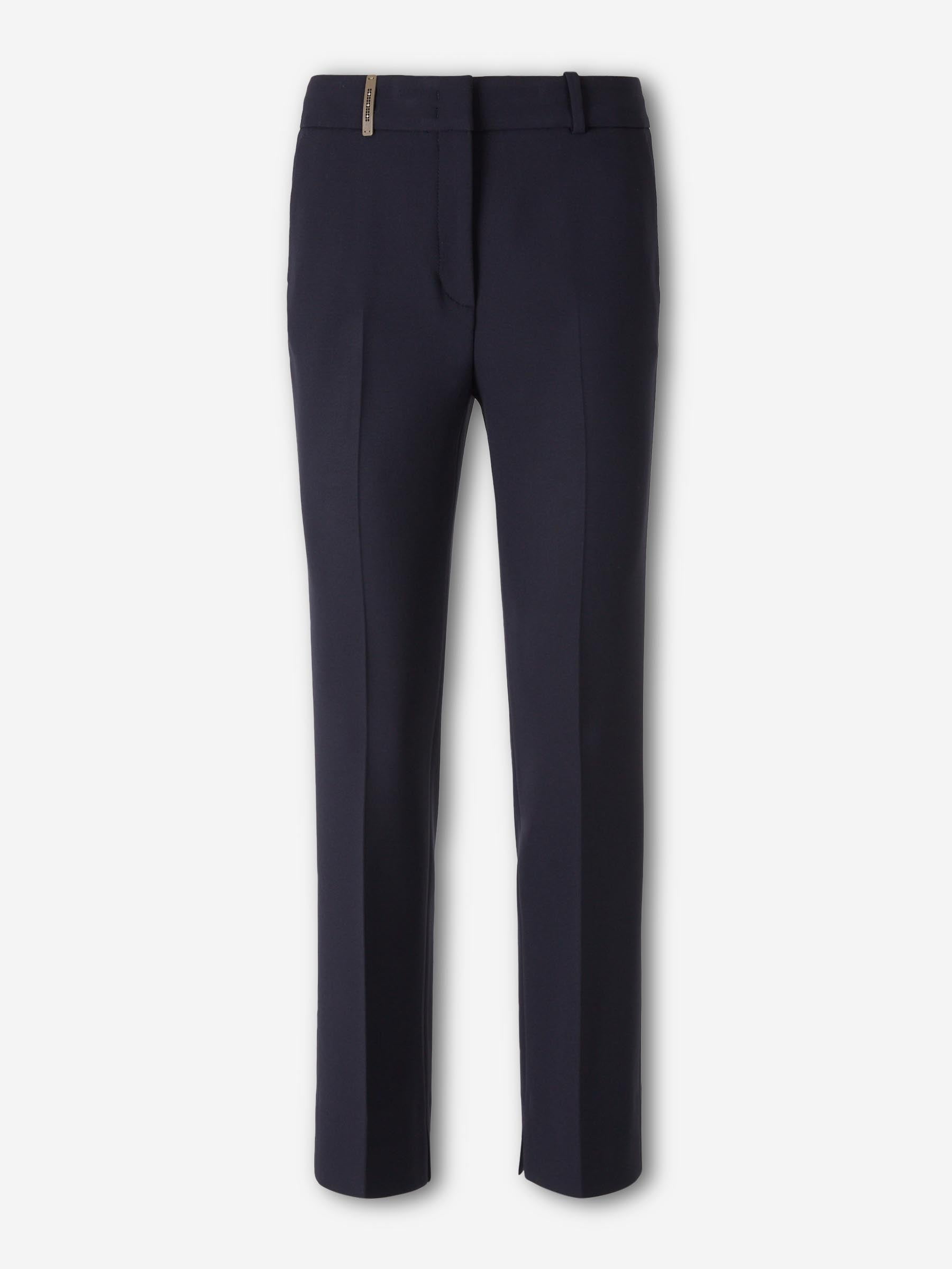 Peserico Mujer Barcelona Pantalones Vestir color Azul Marino sku 761-003824 01 - Foto 1