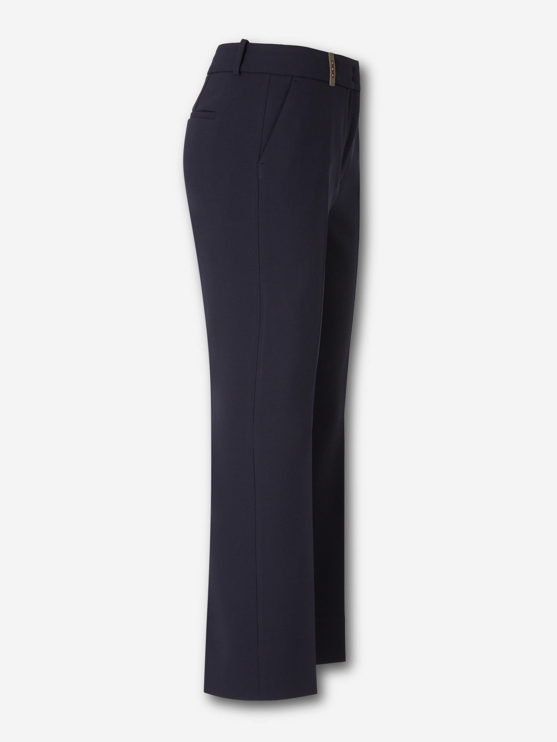 Peserico Mujer Barcelona Pantalones Vestir color Azul Marino sku 761-003824 01 - Foto 2