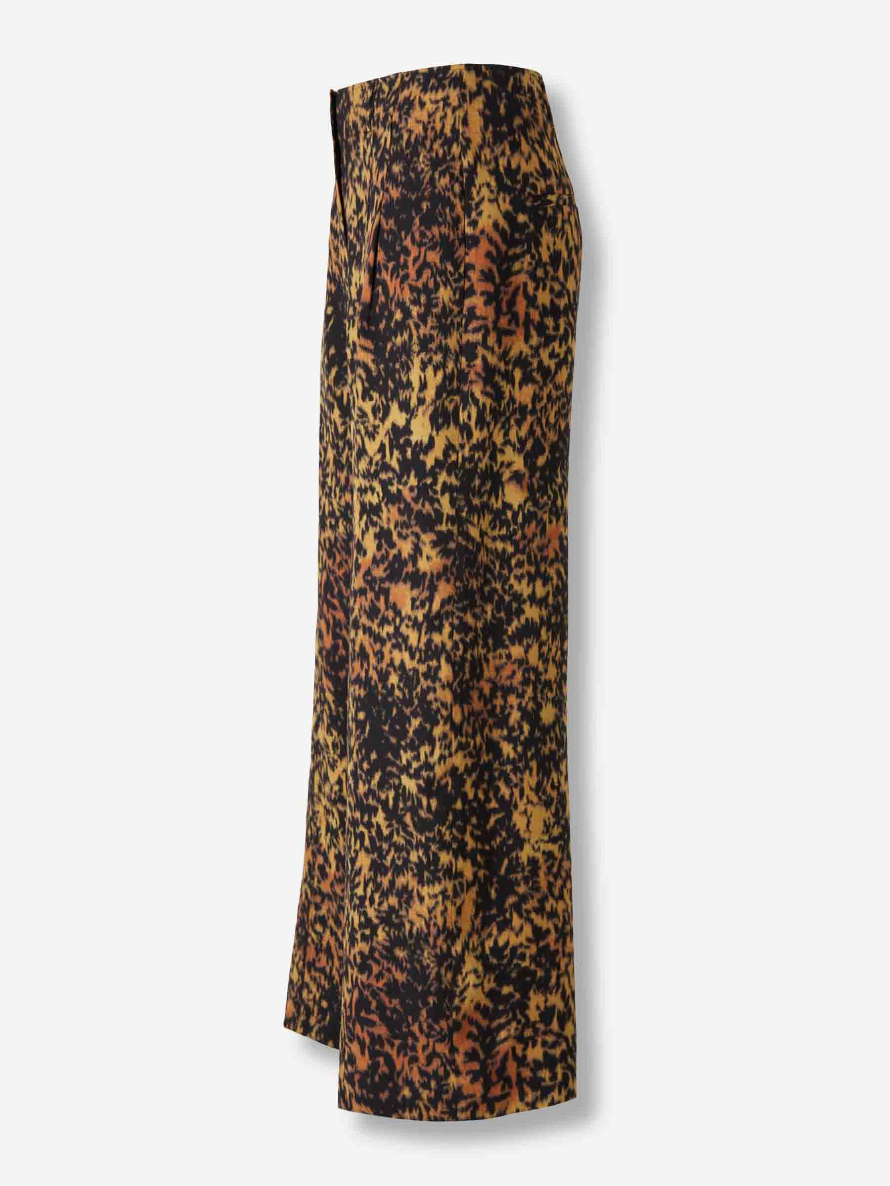 Ulla Johnson Mujer Barcelona Pantalones Anchos Leopardo color Azul Marino sku 761-003825 01 - Foto 2
