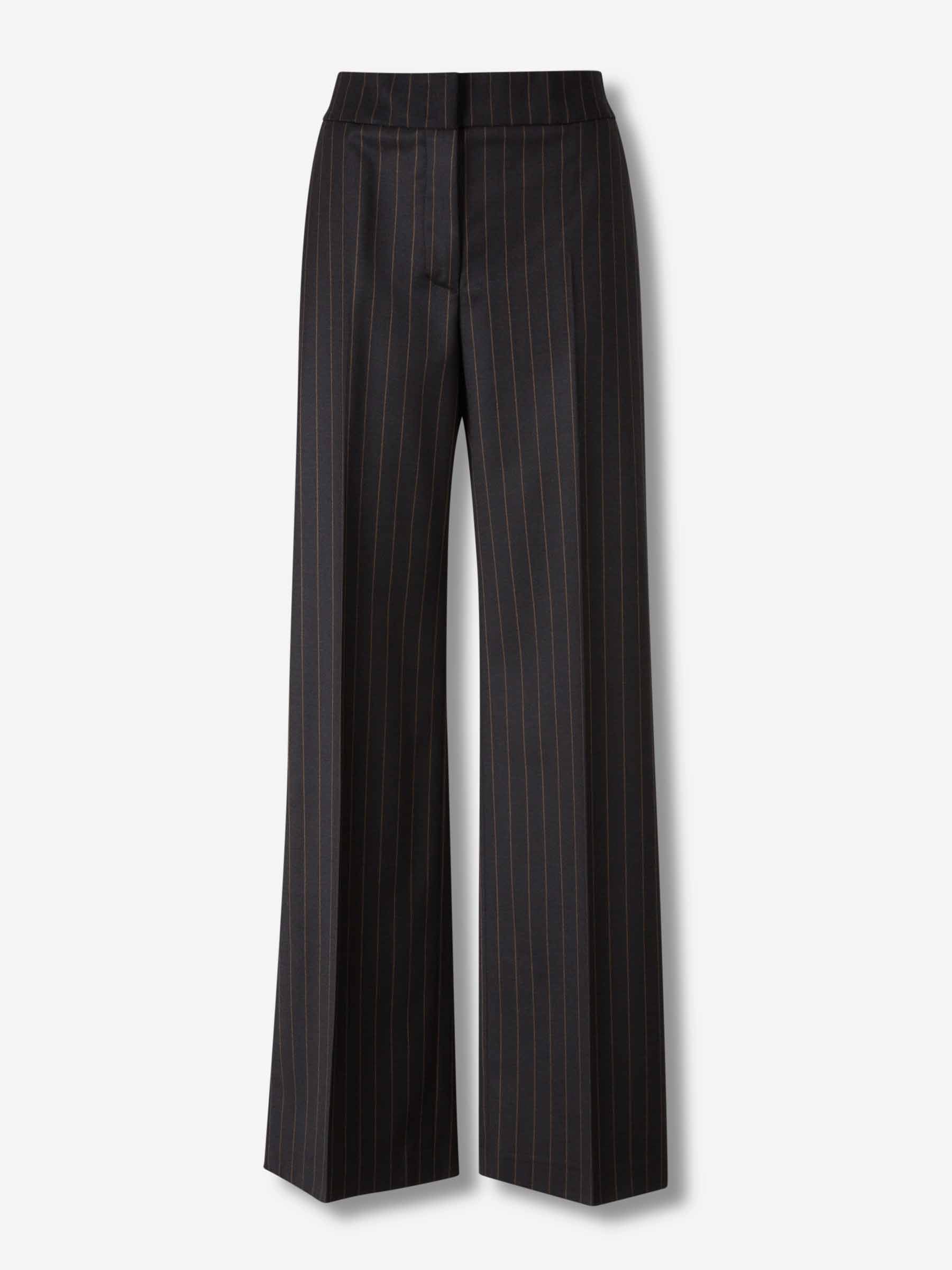 Peserico Mujer Barcelona Pantalones Raya Diplomática color Gris Antracita sku 761-003832 01 - Foto 1
